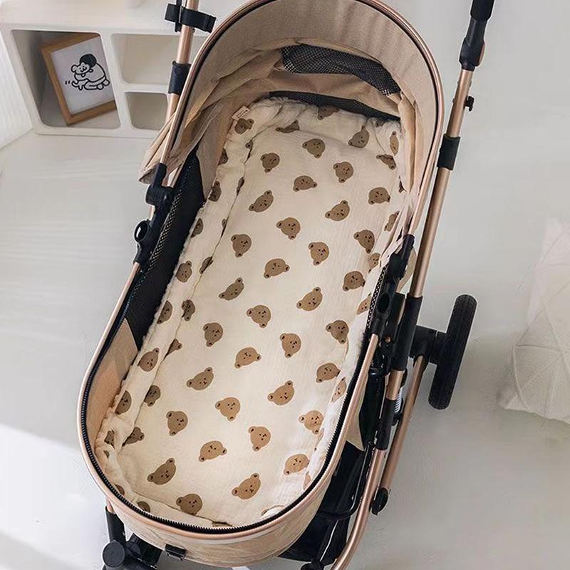 Baby Stroller Seat Cushion Soft Mattress Kids Pushchair Car Mat Stroller Accessories