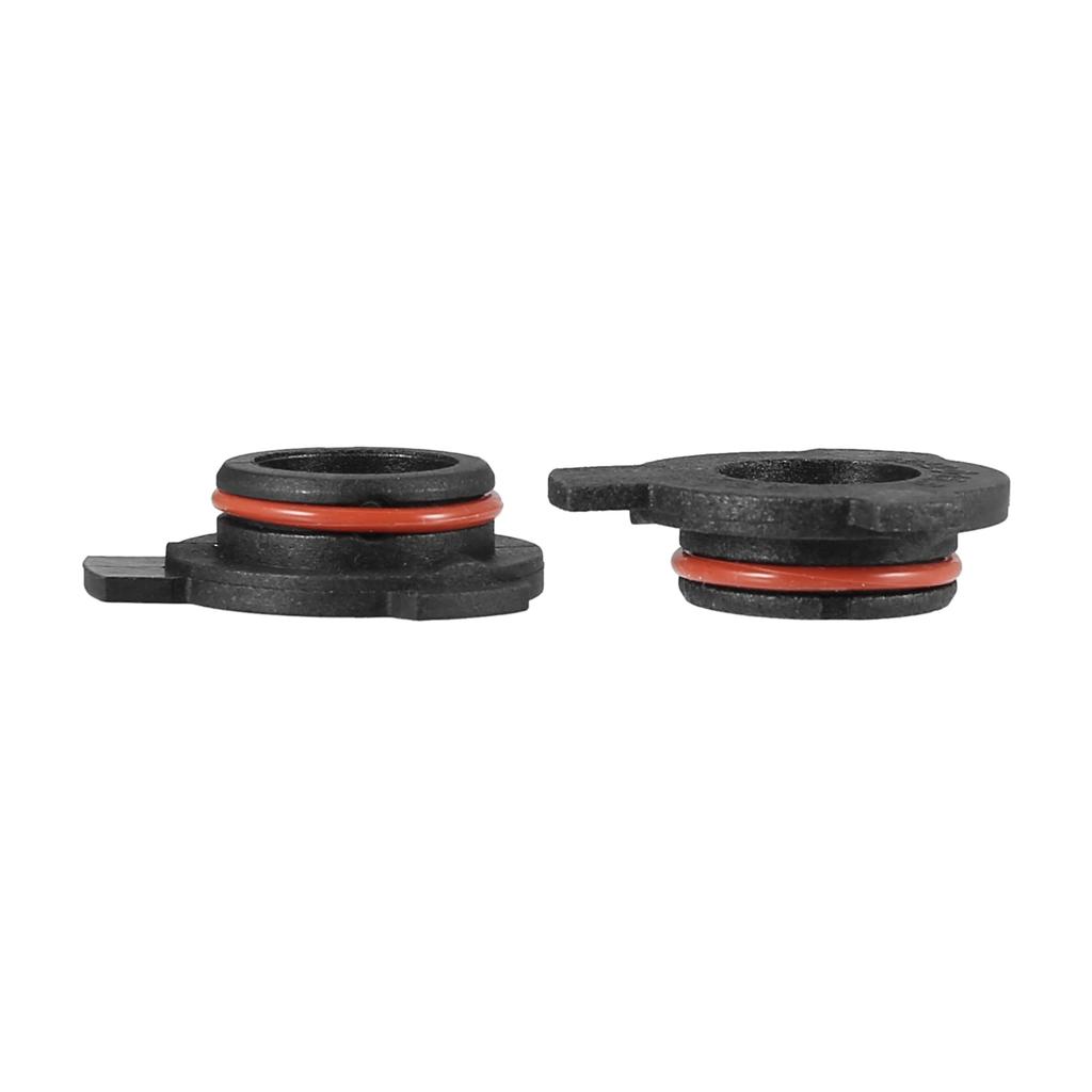 X AUTOHAUX 9012 HIR2 LED Headlight Adapter Base Bulb Socket Retainer Holder Universal Car Black 2pcs