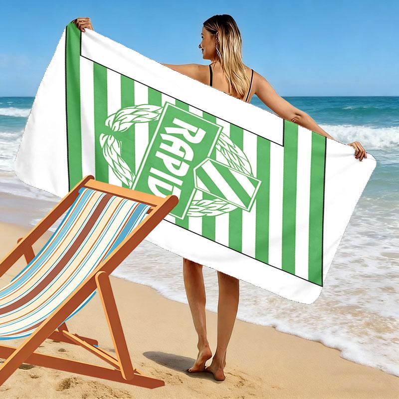Asciugamano da Spiaggia Rapid Vienna Print, Asciugamano Grande Morbido ad Asciugatura Rapida per Spiaggia Campeggio Nuoto