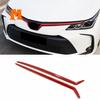 Karbon/Sort/Blå/Rød For Toyota Corolla Sedan - Tilbehør Bil Fronthode senter Grill Gjerde Dekorlist Deksel