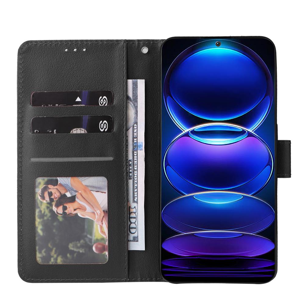 For Xiaomi Redmi Note 12 5G (Global) (India) (China)/Poco X5 5G Phone Case PU Leather Wallet Stand Cover