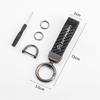 Car Logo Keychain Zinc Alloy Key Ring Accessories For Citroen C5X e-C4 X e-C3 C4 C3 C5 C-Elysee C-Crosser Berlingo C1 C6 C2