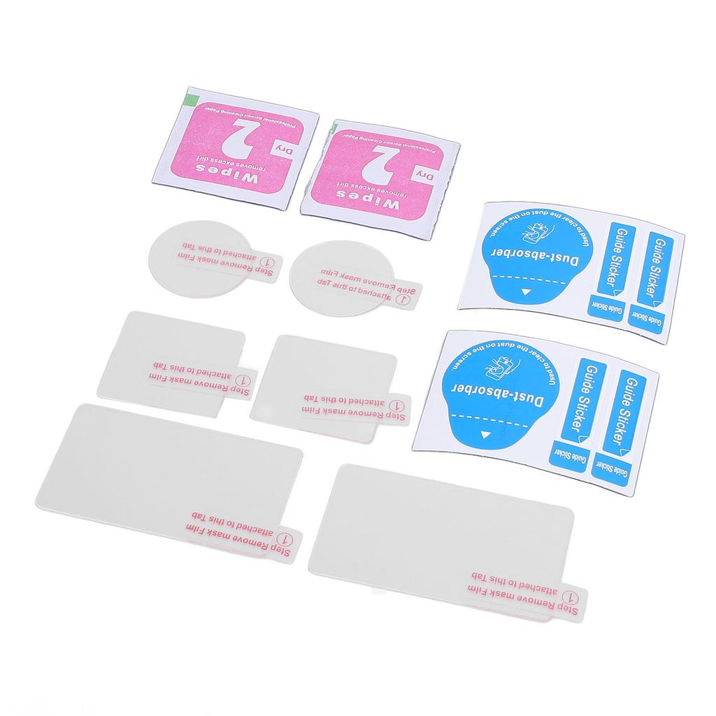 2 Set Vlog Camera Screen Lens Protector Camcorder Front Rear Lens Screen Film for Action 5pro with