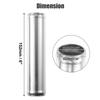 ACROPIX 35mm 1.35" OD 6" 152mm Length Universal Car Aluminum Alloy Intercooler Pipe Straight Air Intake Tube - 2 Pcs
