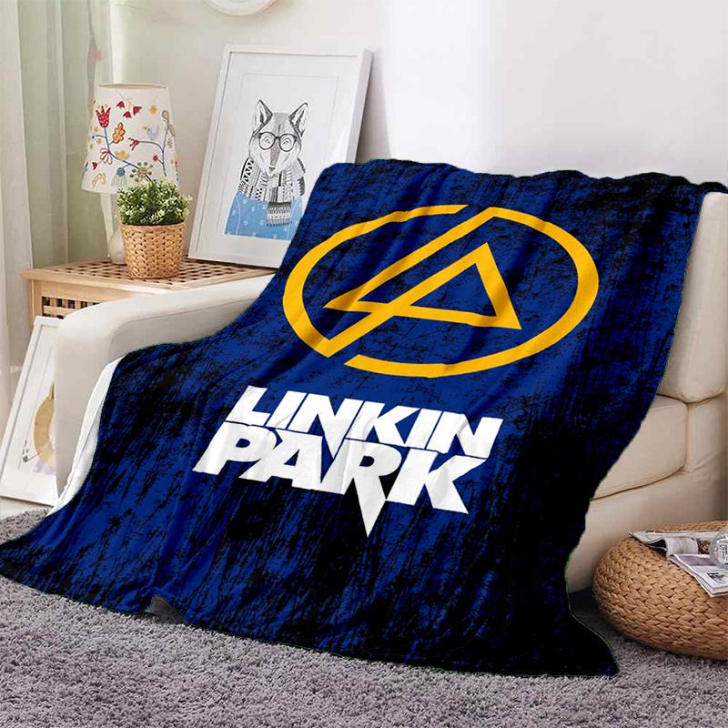 HOT L-Linkin Park Rock Band Classic Soft Plush Blanket,Flannel Throw Blanket for Living Room Bedroom Picnic Bed Sofa Cover