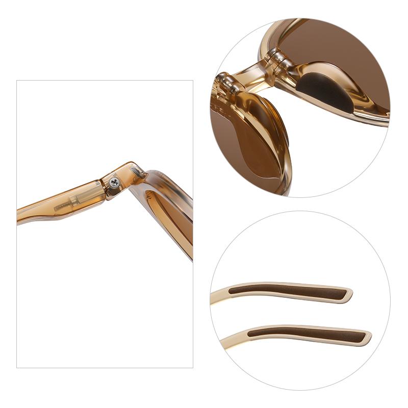 1Pcs New Folding Sunglasses Fashionable Classic Trend Ultra-Light Ultraviolet Anti-Ultraviolet Sunglasses