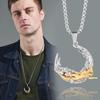 Moon Goddess Stunning Necklace For Women Elegant Titanium Steel Jewelry Pendant