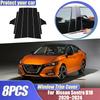 For Nissan Sentra B18 Sylphy e-Power    2024 8PCS B C Pillar Window Trim Covers Center Column Stickers Accessories