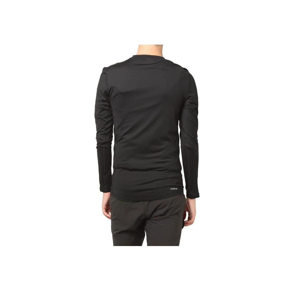 Adidas TF Warm Long Sleeve Slim Fit Crew Neck T-Shirt Men Tops Black GT9516