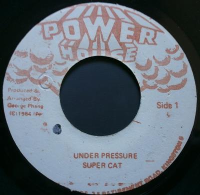 7inch Record SUPER CAT - Under Pressure NONE Power House Jamaica Reggae, Ska & Dub Used