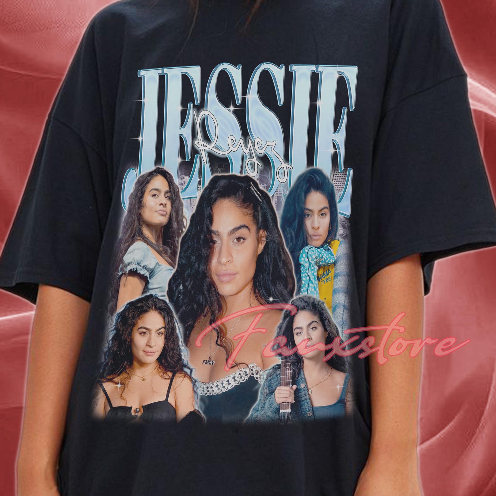 Jessie Reyez Collage Graphic Tee, 100% Cotton ComforT-Shirt 2XL