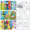 Children Coloring Book Set With Cartoon Animal And Mermaid Illustrations For Kids Gift Giving