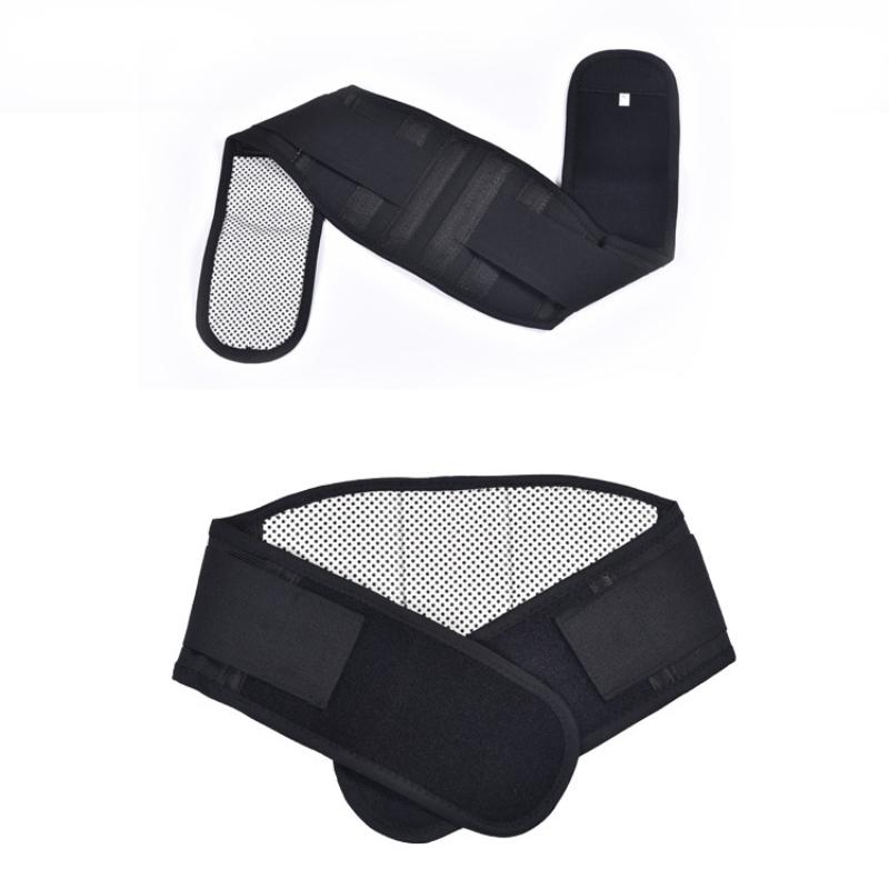 Ny Justerbar Midja Turmalin Självuppvärmande Magnetisk Terapi Ryggmidja Stödskärp Ländryggsstöd Massageband Hälsovård