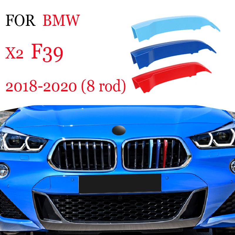 3Pcs Car Grille Trim Strip For BMW X1 X2 X3 X4 X5 X6 X7 E84 F48 F49 F39 E83 F25 G01 F26 G02 E70 F15 E53 G05 E71 E72 F16 G06 G07