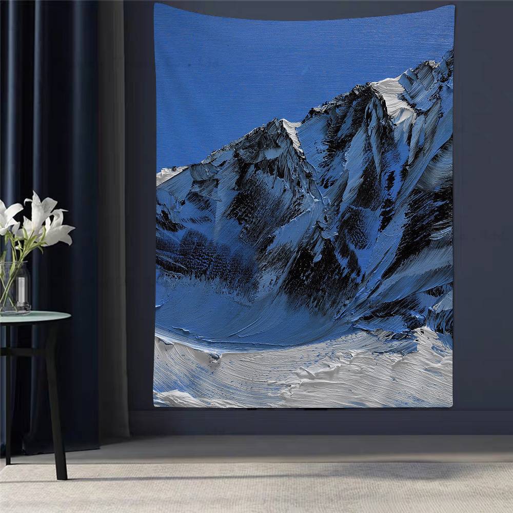 Conrad Jon Snow Mountain Artist Hippie Wall Hanging Tapestries Art Science Fiction Room Home Decor Kawaii Room Decor