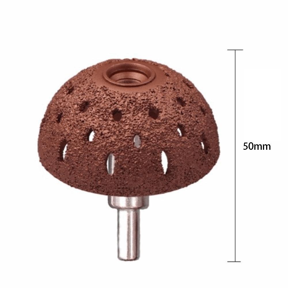 Tungsten Steel Tire Grinding Head Hemispherical Coarse Grit Tire Repair Tool Low-Speed High-Speed Tire Buffer Tool Buffing Wheel