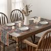 Boho Bohemia Style Placemats Set of 6, 12x18 Inch Country Rustic Farmhouse Magical Fall Table Mats for Party Kitchen Dining Decoration