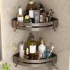 Cmaos Wall-Mounted Bathroom Corner Storage Rack