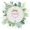 40cm Wooden Fish Bell Weaving Tapestry Wreath Bell Pendant Room Wall Hanging Wind Chimes Home Decoration