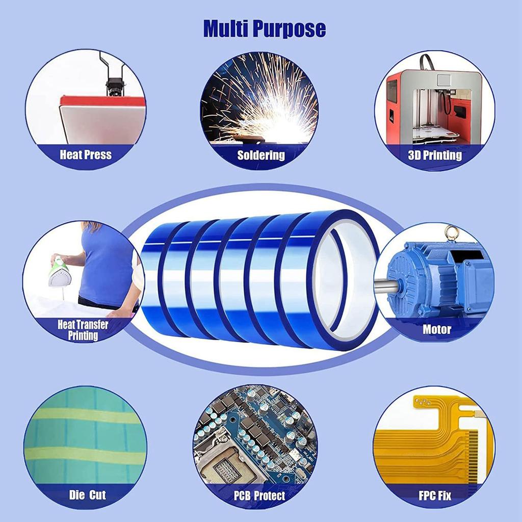 6pcs/set Insulating Tape No Sticky Residue & Heat Resistant Tape DIY Electrical Repair Tape for Electrical Equipment