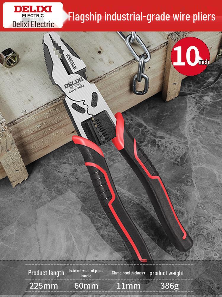 Delixi Explosion-Proof Multifunctional Tiger Pliers and Universal Wire Cutters