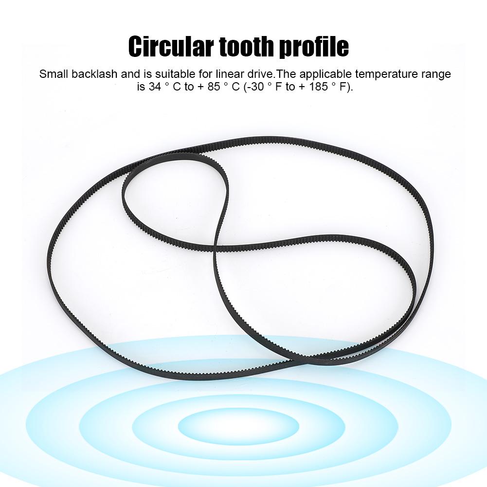 2PCS Pack GT2 6 1220MM Rubber Ring Closed Synchronous Belt Transmission Belt 3D Printer Part