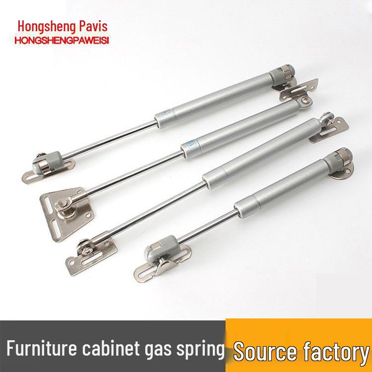 Copper-Core Pneumatic Support Rod: Hydraulic Air Shock Absorber with Rubber Head for Flip-Up Doors, Meter Boxes, and Decorative Panels