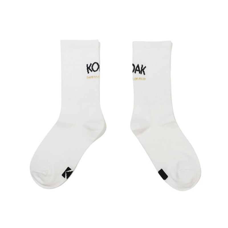 Kodak Apparel Bag Small Logo Crew Socks 3PC WHITE