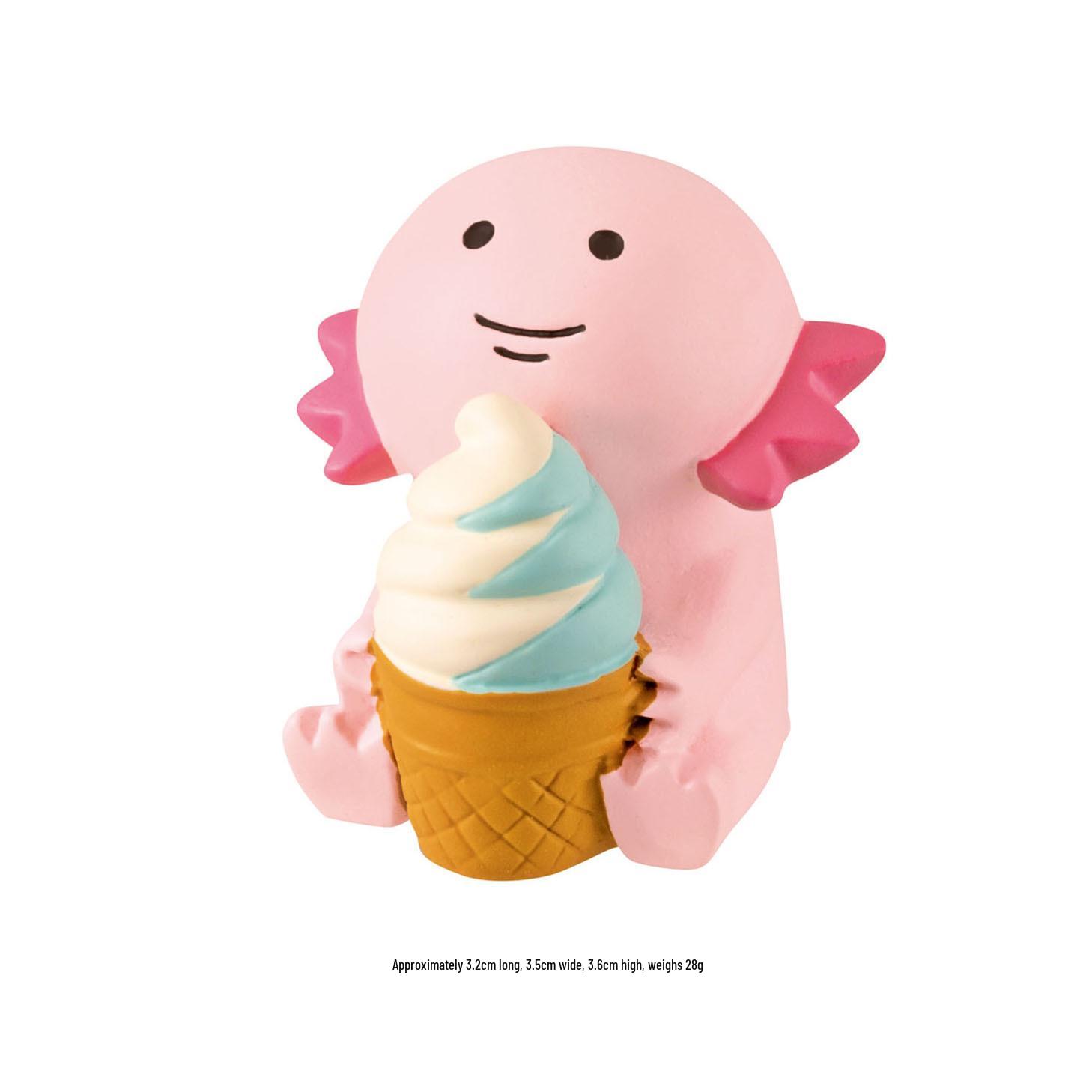 Creative Japanese Zakka Cat Summer Ice Cream Cool Drinks Resin Ornaments