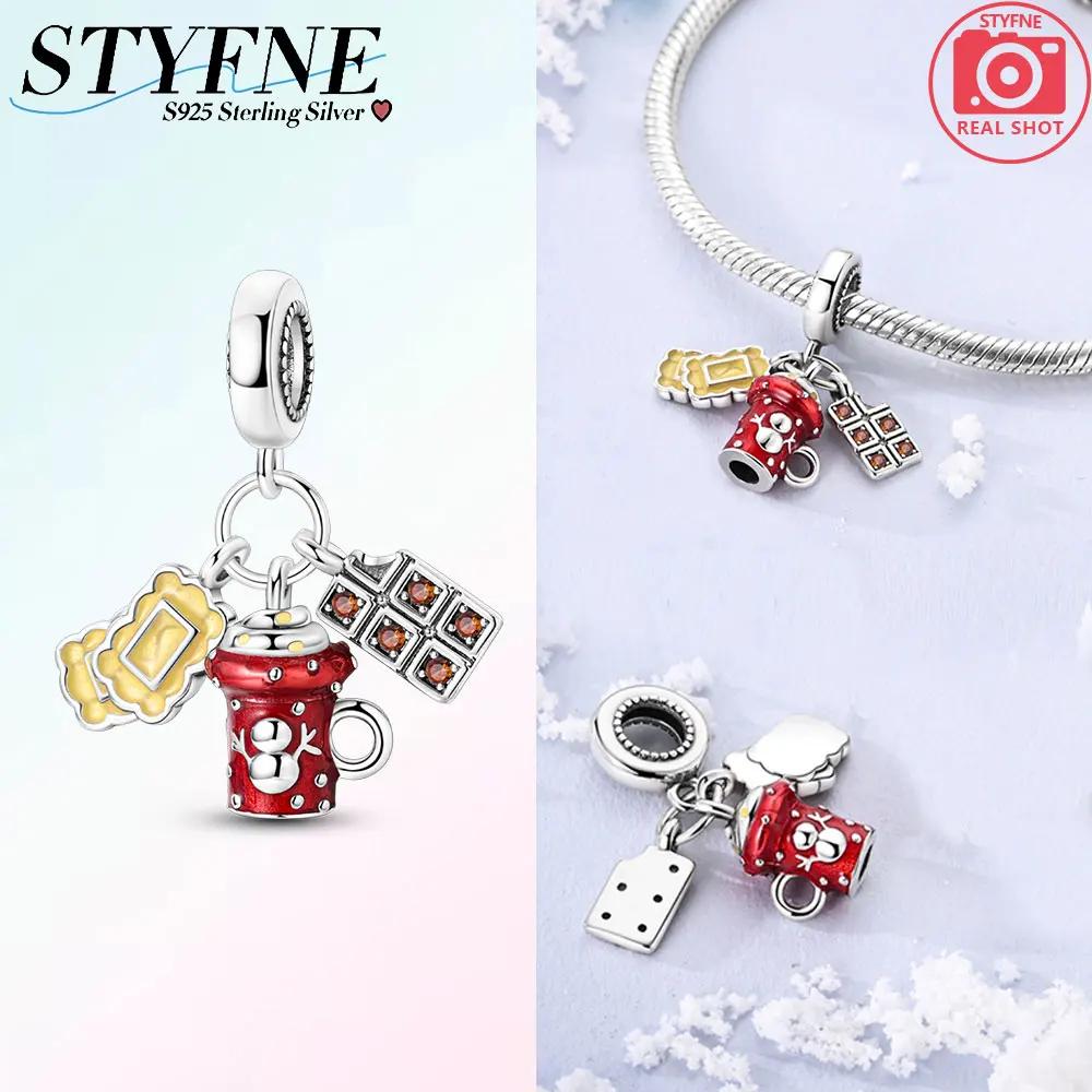 

Charm Bead Charms copper Cookie Chocolate Hot Cocoa Bead Charms Compatible With Charm Bead Charms Plata Authentic Bracelets Bead Charms Women Jeweller