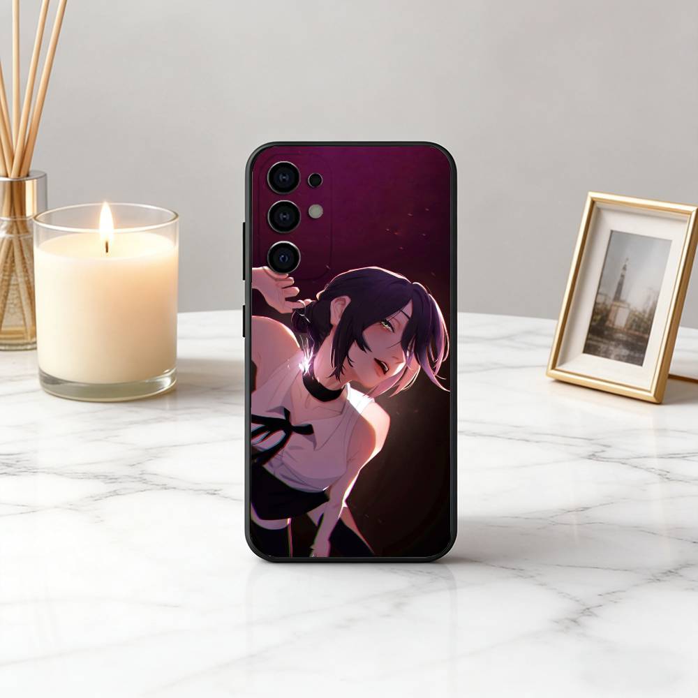 

Devil girl R-Reze C-Chain-saw Man Phone Case For Samsung S25,S24,S21,S22,S23,S30,Ultra,S20,Plus,Fe,Lite,Note,10,Black Cover Samsung S25ULTRA