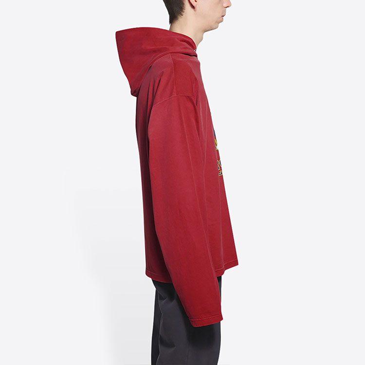 Balenciaga Sweatshirt Loose Fit Men's Red 674685TLV896163