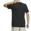 T Shirts Men's Black Crew Neck Moderate Straight Fit IS0274