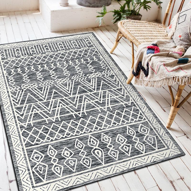 Moroccan Style Carpet Living Room Carpet Persian Vintage Tea Table Sofa Carpet Home Bedroom Bedside Carpet