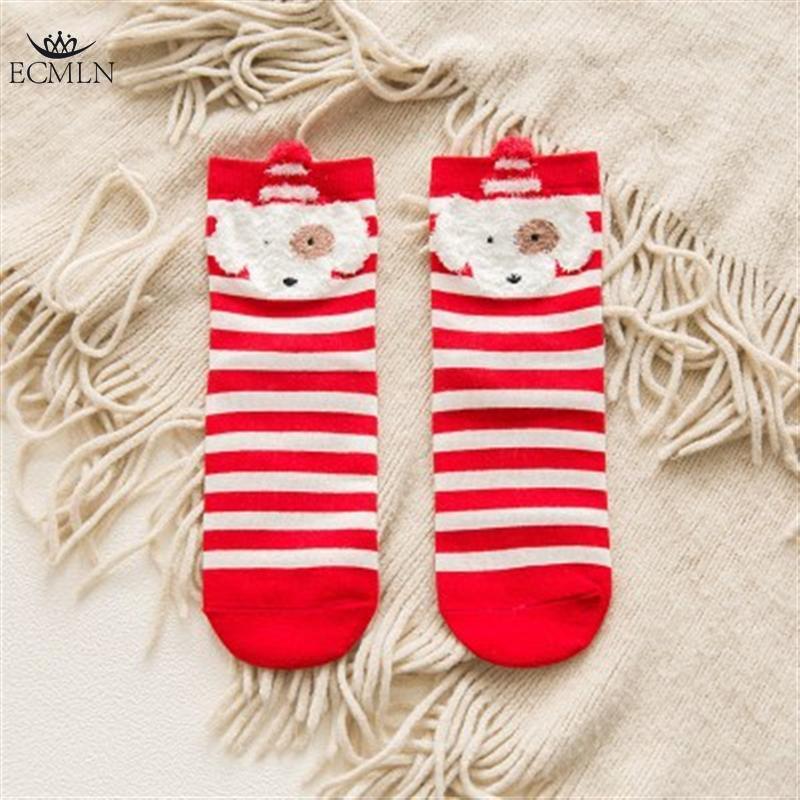Christmas Socks Ladies Girls Christmas Socks Reindeer Snowflake Socks Xmas Gift for Women
