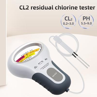 2 In 1 PH Chlorine Meter Tester PC-102 PH Tester Chlorine Water Quality Testing Device CL2 Measuring For Pool Aquarium