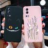 For vivo Y72 5G Case Soft TPU Silicone Cute Cartoon Shell Phone Back Cover for vivo Y72 5G V2041 Case Fundas Coque Etui Bumper