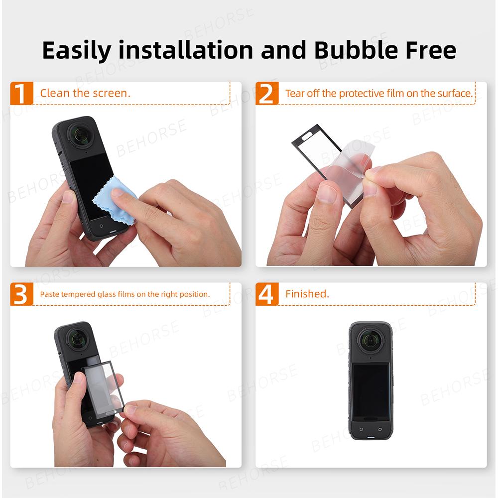 Screen Protector Film for Insta360 X5 Curved Composite Film for Insta360 X4 Screen Protector Film Camera Accessories (Not Glass)