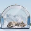 Upgrade Pet Cooling House Hot Summer Air-conditioned Cooling Cat Bed Four Seasons Cat Pet Ice House For Garden Park