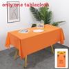 Peva Disposable Solid Color Tablecloth With Dustproof And Oilproof Features For Party And Home Use