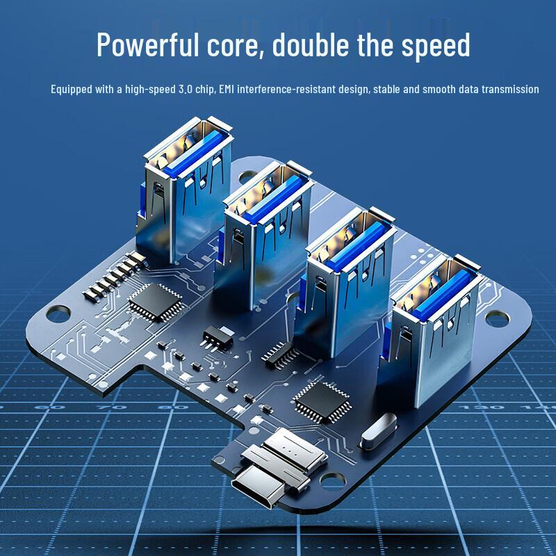 Shanze USB 3.0 4-Port High-Speed Hub