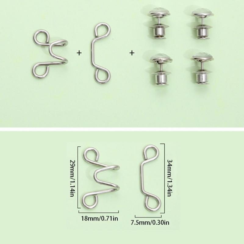 Waist Tighten Brooch Pin for Pants with Anti-Exposed Buckle Brooch Clip Jeans Waist Pin Clothing Accessories for Female