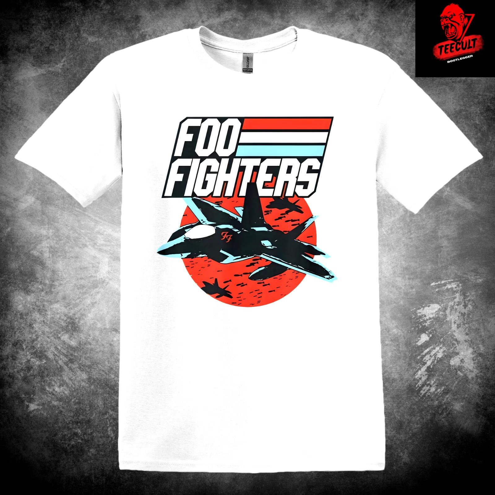 Men s and Women s T-shirts Foo Fighters Alternative Rock Tee Unisex Heavy Cotton S