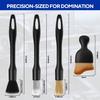 7PCS Car Detailing Brush Kit - Ultra Soft Boars Hair Car Interior Detailing Brushes, Includes 4 Different Brushes, Multi-Use For Cleaning Interior Or