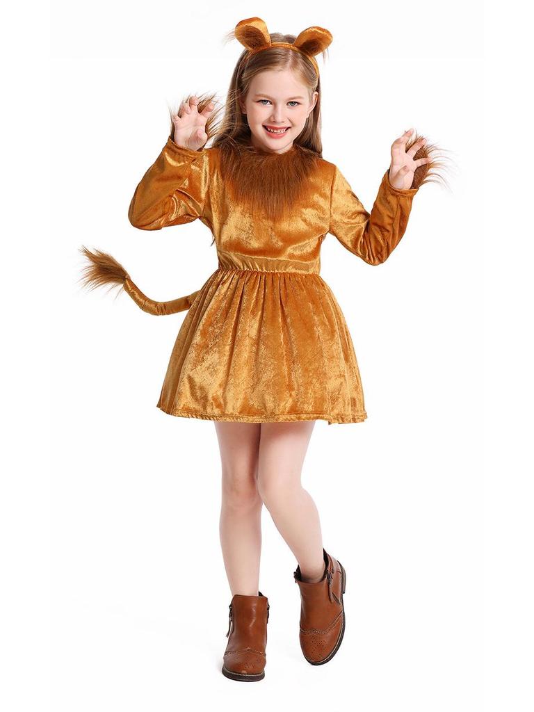 June 1st Cute Little Lion Stage Play Costume – Fairy Tale Forest King Cosplay