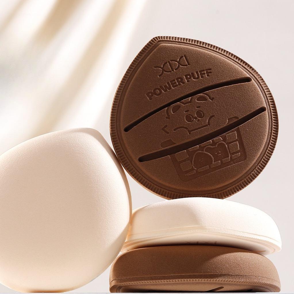 Rebound Soft Puderquaste, Doppelseitiger Make-up-Schwamm für Foundation, Geringe Puderaufnahme, Kosmetikwerkzeug