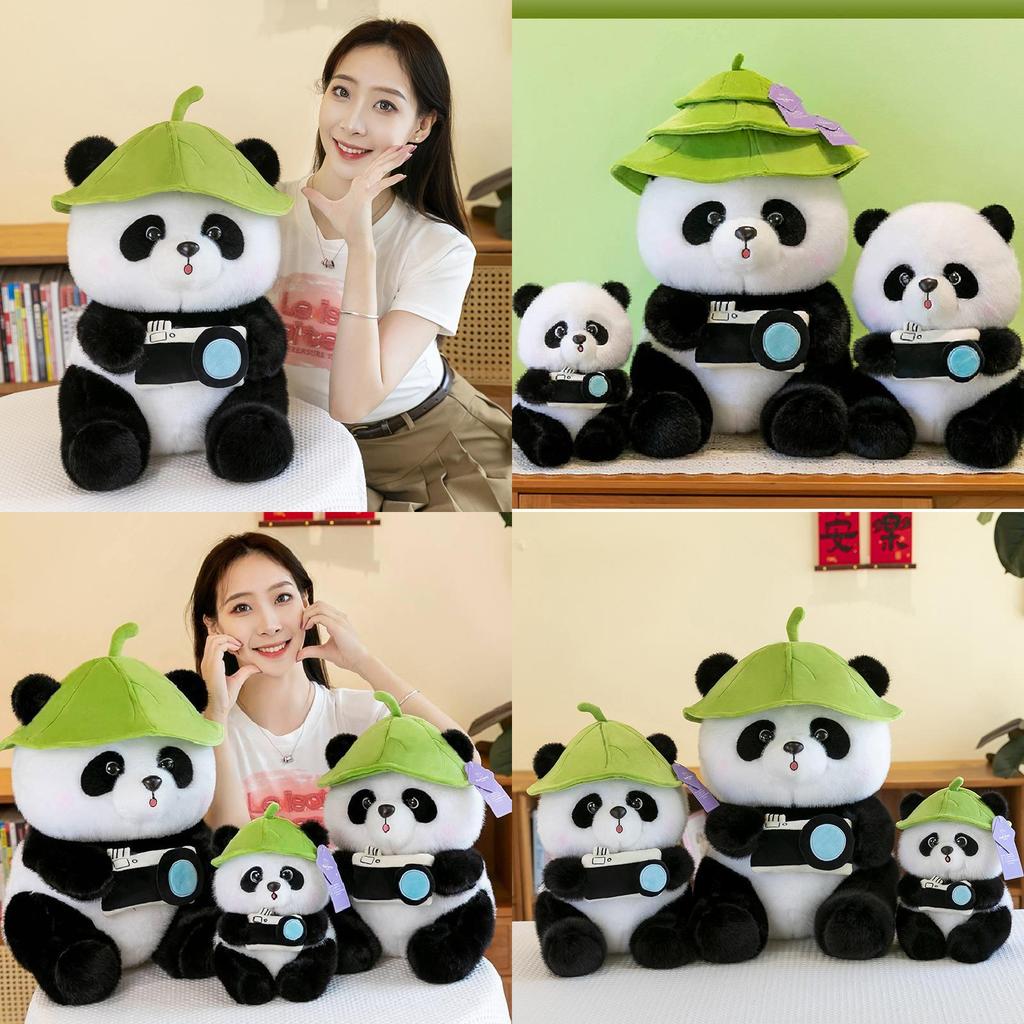 Entzückendes Plüsch-Panda-Spielzeug mit Kamera-Design Perfekt für Kindergeburtstagsgeschenke