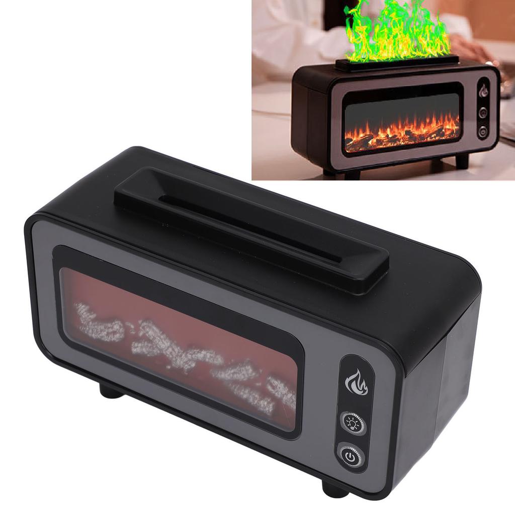 Fireplace   Diffuser Vintage Flame Essential Oil USB Humidifier 200ml for  a Home  