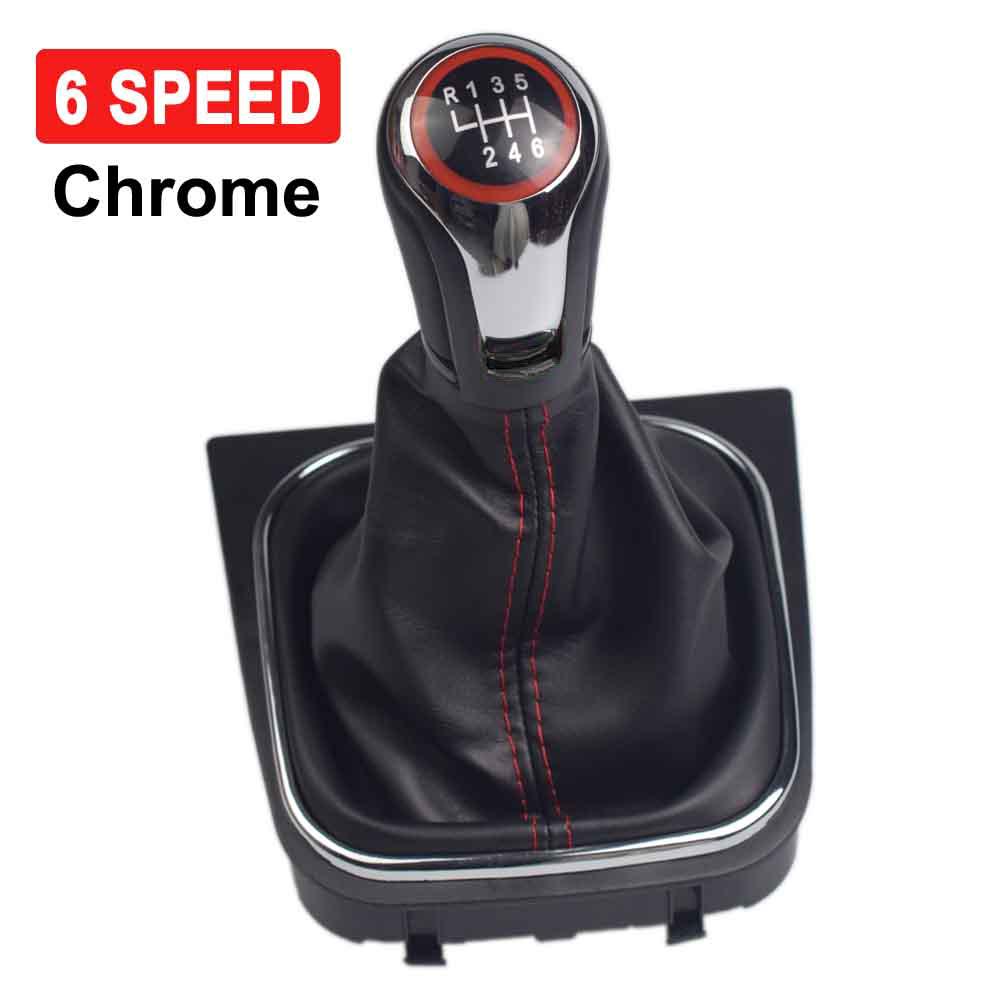 5 6 gang Manuelle Auto Shifter Boot Schaltknauf Kopf Hebel Zubehör Für VW Volkswagen Golf 5/6 MK5/6 scirocco(2009) Octavia