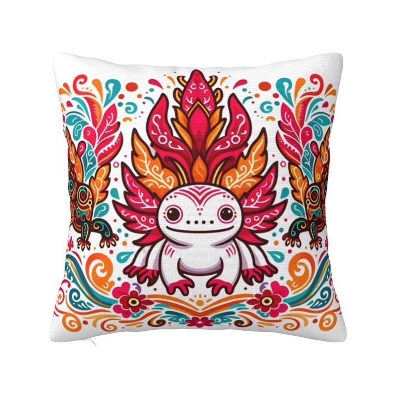 Mexican Flower Patchwork Print Cushion Cover x cm Polyester Velvet Throw Pillow Case For Sofa Decoration Bedding Pillowcase